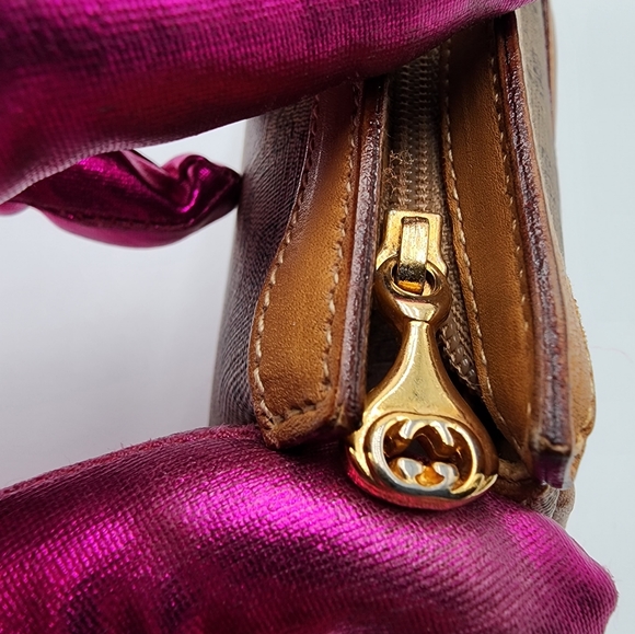 Gucci Rare Micro GG Clutch Web, RARE, Vintage + Dust Bag - Picture 16 of 17